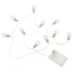 Butlers LED-Lichterkette MINI BULBS - Polyester PVC - 10-flammig