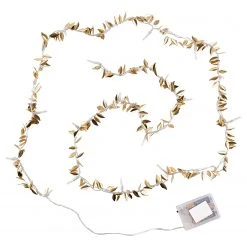 Butlers LED-Lichterkette CAESAR - Polyester PVC / Kupfer - 20-flammig