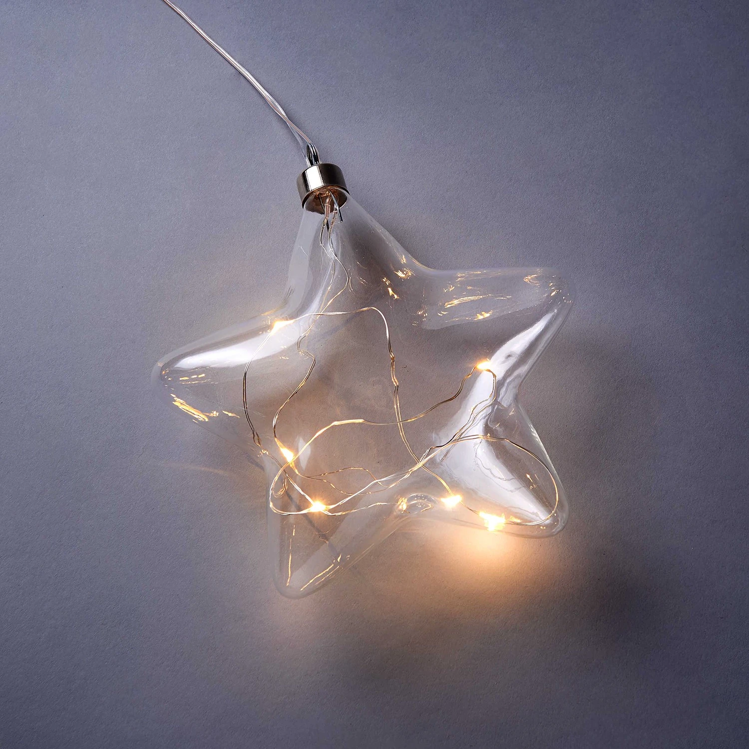 Butlers LED-Lichterkette GLOW IN THE DARK - Klarglas / Polyester PVC - 6-flammig 4 Butlers LED-Lichterkette GLOW IN THE DARK - Klarglas / Polyester PVC - 6-flammig – Bild 2