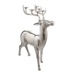 Butlers Kerzenhalter FOREST KING - Aluminium - Silber -Günstiges Deko Geschäft 1000364957 220802 030 DETAILS P000000001000364957