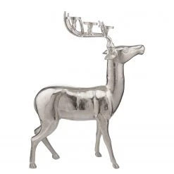 Butlers Kerzenhalter FOREST KING - Aluminium - Silber -Günstiges Deko Geschäft 1000364957 220802 040 DETAILS P000000001000364957