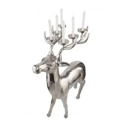 Butlers Kerzenhalter FOREST KING - Aluminium - Silber -Günstiges Deko Geschäft 1000364957 220802 070 DETAILS P000000001000364957