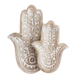 Butlers Dekoobjekt FATIMA - Mango - Creme / Natur - 15 x 22 cm -Günstiges Deko Geschäft 1000364982 220802 040 DETAILS P000000001000364982