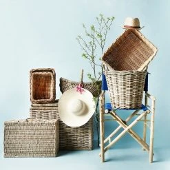 Butlers Pflanzkorb MOSES - Rattan - Grau -Günstiges Deko Geschäft 1000365014 220802 021 MOOD DETAILS P000000001000365014 mood