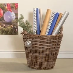 Butlers Pflanzkorb MOSES - Rattan - Grau -Günstiges Deko Geschäft 1000365014 220802 022 MOOD DETAILS P000000001000365014 mood