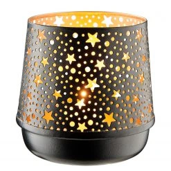 Butlers Windlicht LUMINOUS STARS I (2-teilig) - Eisen - Schwarz / Gold 11 Butlers Windlicht LUMINOUS STARS I (2-teilig) - Eisen - Schwarz / Gold -Günstiges Deko Geschäft 1000365310 220721 060 DETAILS P000000001000365310