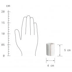 Butlers Stabkerzenhalter MARBLE - Marmor - Weiß -Günstiges Deko Geschäft 1000365366 220721 500 SKETCH DETAILS P000000001000365366 sketch