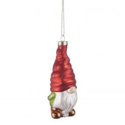 Butlers Baumhänger HANG ON Ornament Wichtel - Klarglas - Rot