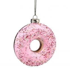 Butlers Baumhänger HANG ON Donut WEB - Klarglas - Pink