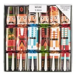 Butlers Baumhänger X-MAS Nussknacker (6er-Set) - Papier / Polyester - Bunt -Günstiges Deko Geschäft 1000365462 220728 030 DETAILS P000000001000365462