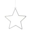 Butlers Baumhänger X-MAS Stern - Eisen / Glas - Silber