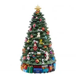 Butlers Spieluhr X-Mas XL Weihnachtsbaum - Aluminium / Polyester - Grün -Günstiges Deko Geschäft 1000365511 220728 040 DETAILS P000000001000365511