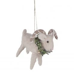 Butlers Baumhänger HANG ON Ziege - Filz / Wolle - Creme -Günstiges Deko Geschäft 1000365526 220728 040 DETAILS P000000001000365526
