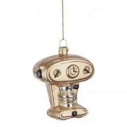 Butlers Baumhänger HANG ON Kaffeeautomat - Klarglas - Gold