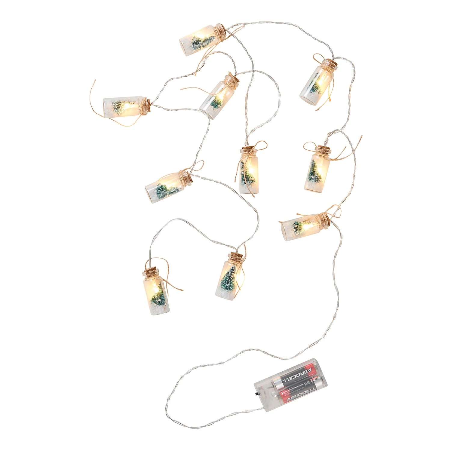 Butlers LED-Lichterkette X-MAS LIGHTS - PVC / Glas - Transparent 3 Butlers LED-Lichterkette X-MAS LIGHTS - PVC / Glas - Transparent