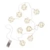 Butlers LED-Lichterkette GEOMETRICS - Aluminium / PVC - Gold -Günstiges Deko Geschäft 1000365683 220728 010 IMAGE P000000001000365683