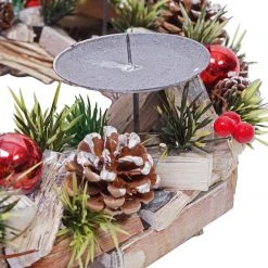 Adventskranz HWC-H50 Holz mit Kerzen rot - Inkl. 4x Kerzen rot 12 Adventskranz HWC-H50 Holz mit Kerzen rot - Inkl. 4x Kerzen rot -Günstiges Deko Geschäft 10280cce9fc04abc80277548cb04e3b6 1