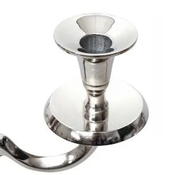 Kerzenleuchter HWC-D81 5-armig - Silber -Günstiges Deko Geschäft 1042137b5ac84da1a83ef357cb9f81a5