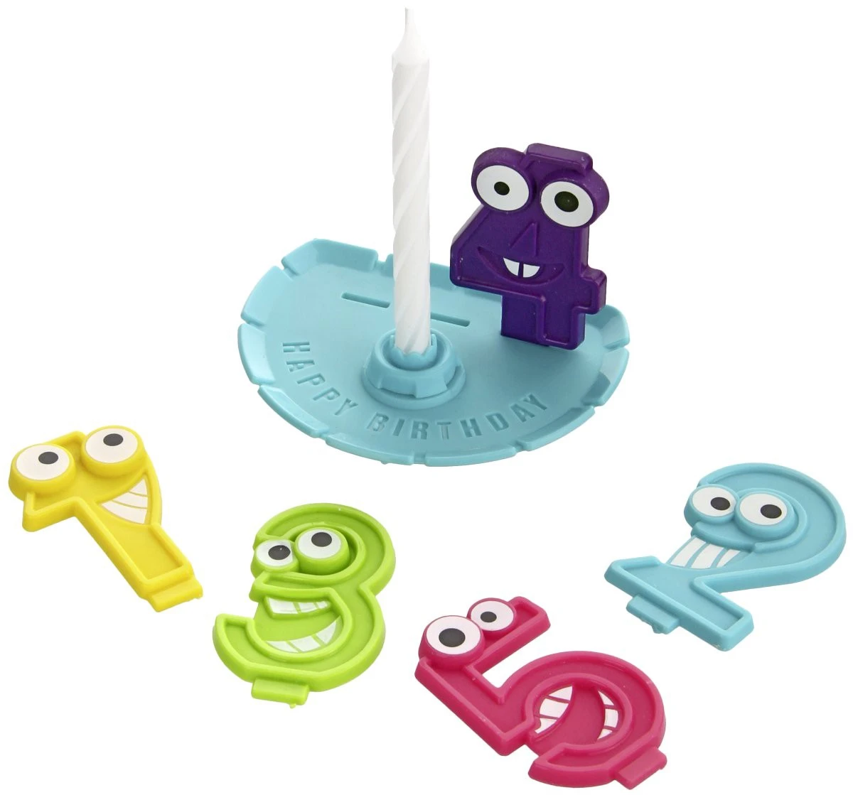 Fackelmann Zahlenkerzen Halter 20er Set 3 Fackelmann Zahlenkerzen Halter 20er Set