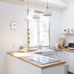 Relaxdays Wanduhr ohne Ticken -Günstiges Deko Geschäft 1239359cbdff45fbbc931239b299c960