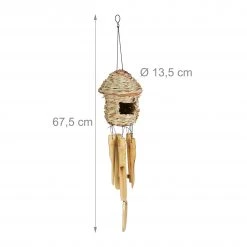 Relaxdays Windspiel Bambus 2er Set -Günstiges Deko Geschäft 12dd140bd5dd4783b9f73ec5ed4260e1