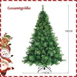 Costway 180cm LED Künstlicher Weihnachtsbaum 13 Costway 180cm LED Künstlicher Weihnachtsbaum -Günstiges Deko Geschäft 13b18b2c68f944319465692b1134cf30