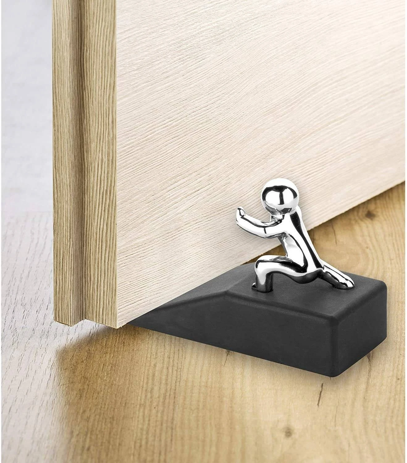 WENKO 2xTürkeil Hercules - Gummi / Stahl 5 WENKO 2xTürkeil Hercules - Gummi / Stahl – Bild 3