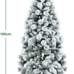 Costway 180cm Künstlicher Weihnachtsbaum -Günstiges Deko Geschäft 14a31ede52f9455b862757f068abc22e
