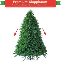 Costway 150cm Künstlicher Weihnachtsbaum -Günstiges Deko Geschäft 14c0ea61f5c04fb69aea7d94f80f5608