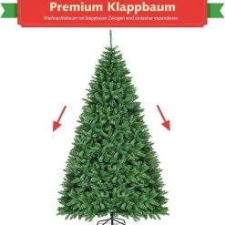 Costway 275cm Künstlicher Weihnachtsbaum -Günstiges Deko Geschäft 151f157690184260899bd1d5686f4c72