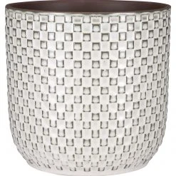 Mica Decorations Blumentopf Daan - 22 x 21 x 22 cm - Durchmesser: 22 cm