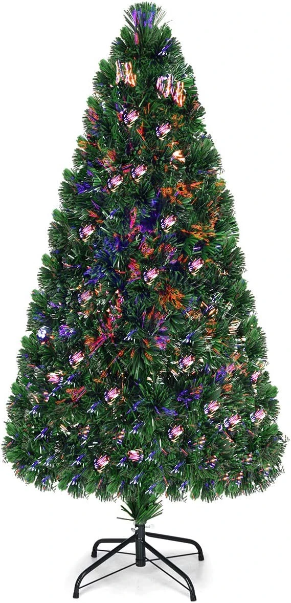 Costway 150cm Künstlicher Halber Weihnachtsbaum 3 Costway 150cm Künstlicher Halber Weihnachtsbaum