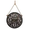 Atmosphera Créateur d'intérieur Wanduhr mit Seil, Hängeuhr LONDON