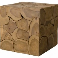 Macabane Naturwürfel aus Teakholz