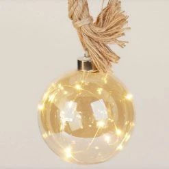 Home&Styling Collection Weihnachtskugel LED mit Schnürchen -Günstiges Deko Geschäft 1730299b4b384785bbeba2da4e0733b6