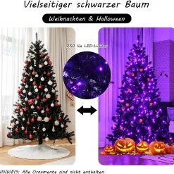 Costway 180cm LED Künstlicher Weihnachtsbaum -Günstiges Deko Geschäft 187eff449da946f19f1648b20664e35e