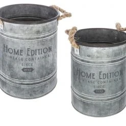 Atmosphera Créateur d'intérieur Blumenübertöpfe, 2 Größen, Set