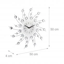 Relaxdays Wanduhr XL mit Glitzer 15 Relaxdays Wanduhr XL mit Glitzer -Günstiges Deko Geschäft 1a4cd05631a94eb6a3c1161896bd8cb1