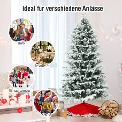 Costway 180cm Künstlicher Weihnachtsbaum -Günstiges Deko Geschäft 1ba3abffc9e24be5b73e3a84906a7cf7