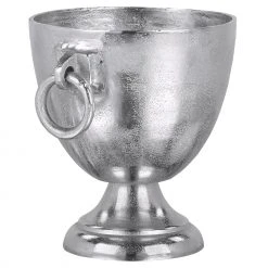 WOMO-DESIGN Champagnerkühler Silber Ø 19x23cm - 19 x 23 x 27 cm