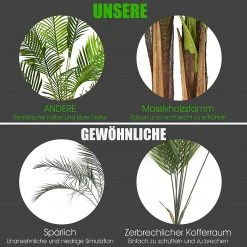 Costway Kunstbaum Phoenix Palme 12 Costway Kunstbaum Phoenix Palme -Günstiges Deko Geschäft 1d77938be9de4559b8f10ec135b168e1