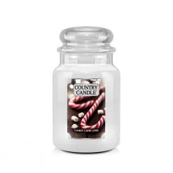 Country Candle Large Jar Candy Cane Lane