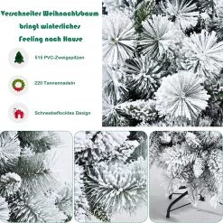 Costway 180cm Künstlicher Weihnachtsbaum -Günstiges Deko Geschäft 2189fe9857c242d79d8d7923c56695f4