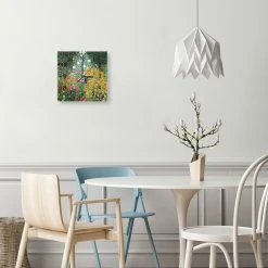 LegendArte Wanduhr Der Blumengarten, Gustav Klimt -Günstiges Deko Geschäft 219e2cafe14c46d685bc4dd0acbfd70f