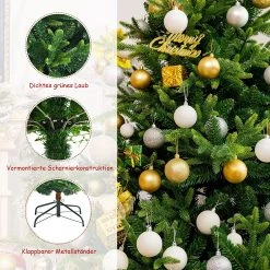 Costway 210cm Künstlicher Weihnachtsbaum 12 Costway 210cm Künstlicher Weihnachtsbaum -Günstiges Deko Geschäft 21b51d00d85e413fb68a69633db310b6