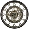 Atmosphera Créateur d'intérieur Wanduhr MECA im Loft-Stil, Ø 51 cm, grau -Günstiges Deko Geschäft 227e10ca265645bdb9a70473df710550