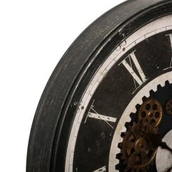 Atmosphera Créateur d'intérieur Große Wanduhr CHARLEY, Ø 76 cm -Günstiges Deko Geschäft 228e3894b7214074b296bee2c5150be8