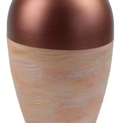 7ART Handbemalte Glasvase - Tischvase aus Glas 20 cm