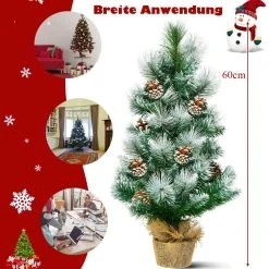 Costway 60cm Künstlicher Weihnachtsbaum -Günstiges Deko Geschäft 24b821e4ecdd4f338050378391bdab22