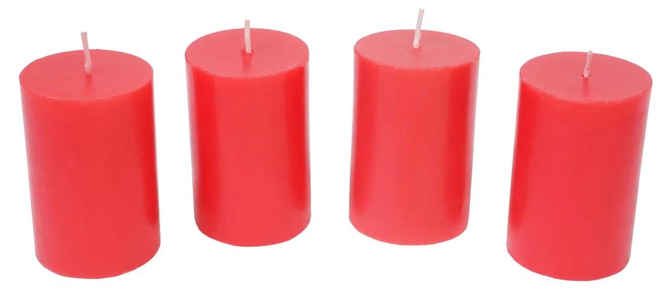 Adventskranz HWC-H50 Holz mit Kerzen rot - Inkl. 4x Kerzen rot 6 Adventskranz HWC-H50 Holz mit Kerzen rot - Inkl. 4x Kerzen rot – Bild 4